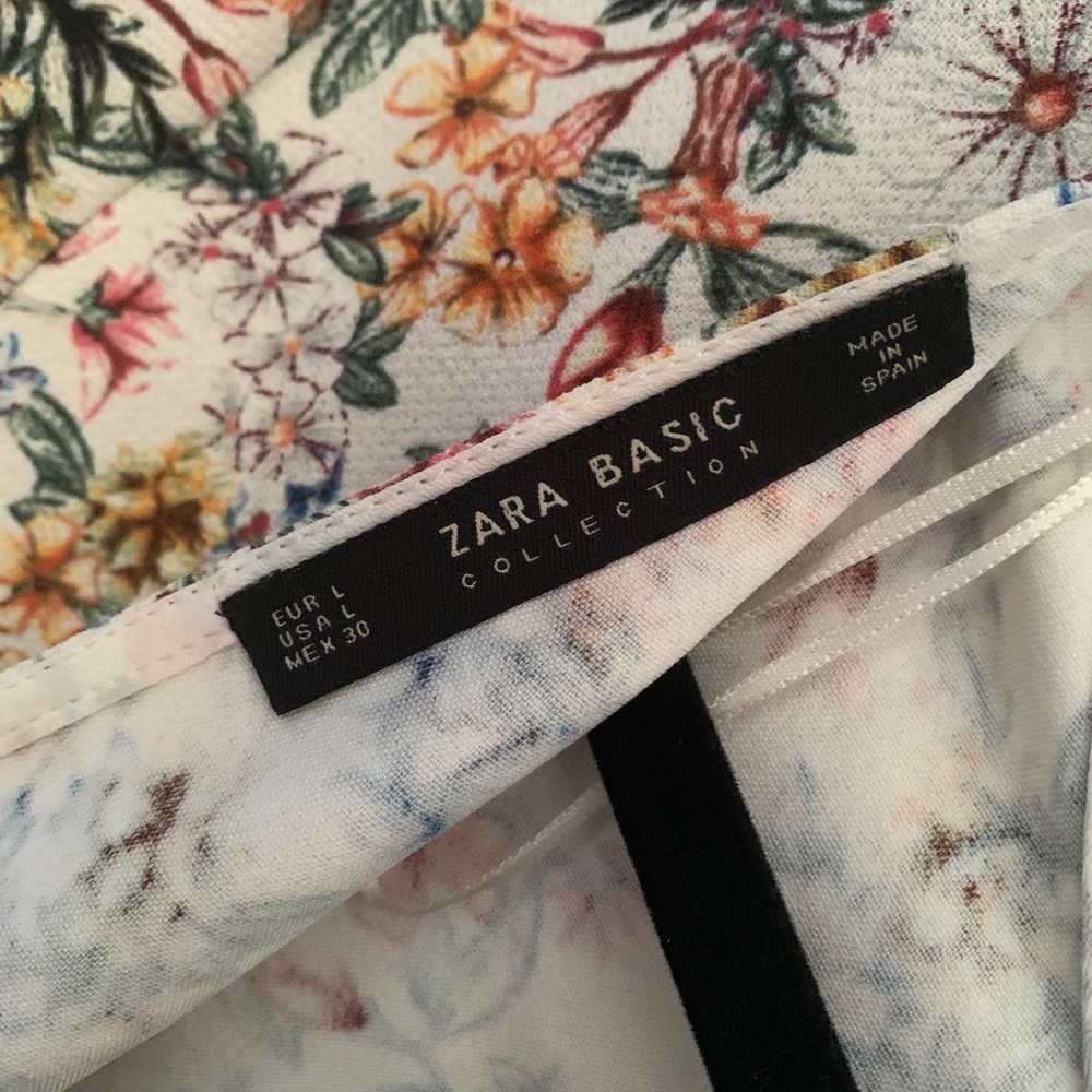 Zara floral shift dress L - Picture 5 of 6